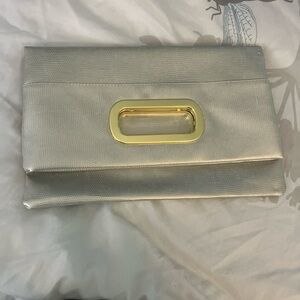 Elegant Silver Clutch Bag